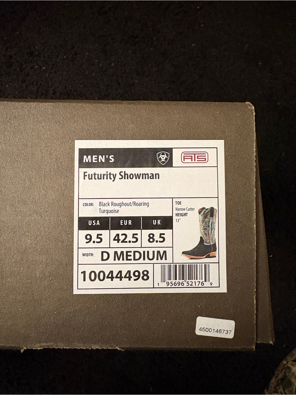 Ariat Futurity Showman boots 9.5D - Picture 2 of 9